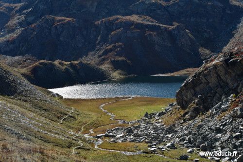 randonnee hautes-alpes Lac-Bleu-depuis-Saint-Veran Saint-Veran Queyras