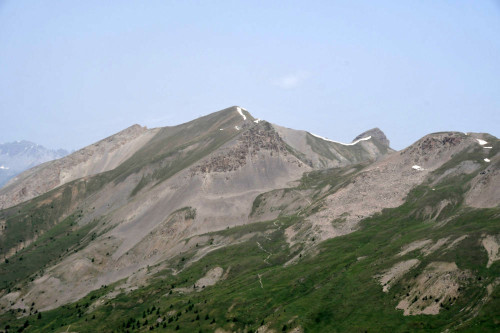 La pointe de Rasis vue du Marcous