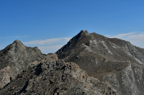 Le Mont Aiguillette vu du col d'Asti