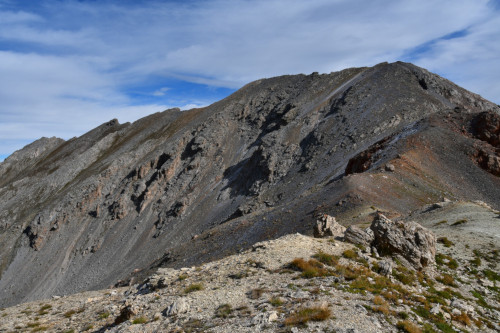 Le sommet de la crête des Granges