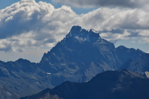 Le mont Viso vu du Petit Rochebrune