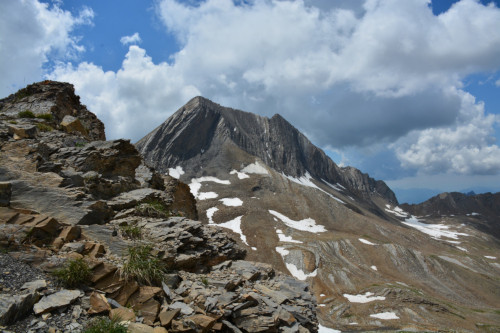 La pointe de Serre vue du col de la Règue