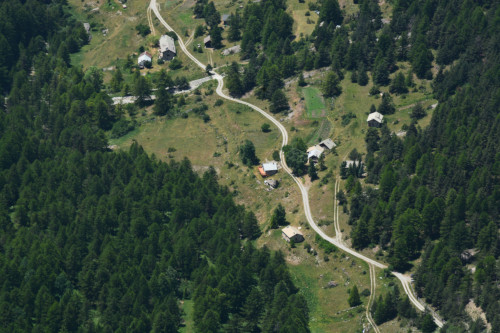 Les Grangettes vues du Chalvet