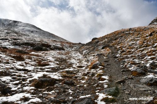 Col de Péas depuis les Fonts de Cervières