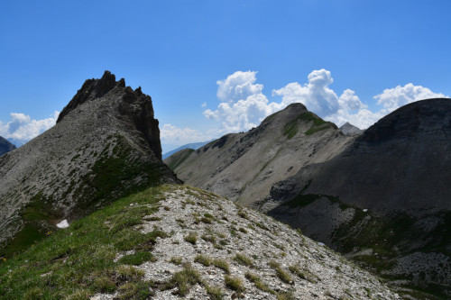 Les Aurus et le col de Mouriare en boucle