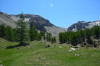 randonnee hautes-alpes Sous-la-Chapelle-au-pied-du-pic-de-Peyre-Eyraute - Saint-Martin-de-Queyrieres - Argentiere-la-Bessee