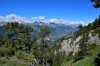 paysage hautes-alpes Crete-de-Fouran-vue-de-Catinat - Argentiere-la-Bessee - Champcella - Crete-de-Fouran-vue-de-Catinat