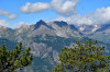 paysage hautes-alpes Tete-de-Gaulent-vue-de-Catinat - Argentiere-la-Bessee - Champcella - Tete-de-Gaulent-vue-de-Catinat