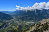 paysage hautes-alpes Vallee-de-la-Durance-vue-de-Catinat - Guillestrois - Guillestre - Vallee-de-la-Durance-vue-de-Catinat