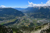 paysage hautes-alpes Vallee-de-la-Durance-vue-de-Catinat - Guillestrois - Guillestre - Vallee-de-la-Durance-vue-de-Catinat