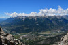 paysage hautes-alpes Vallee-de-la-Durance-vue-de-Catinat - Guillestrois - Guillestre - Vallee-de-la-Durance-vue-de-Catinat