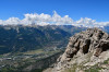paysage hautes-alpes Vallee-de-la-Durance-vue-de-Catinat - Guillestrois - Guillestre - Vallee-de-la-Durance-vue-de-Catinat