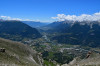 paysage hautes-alpes Vallee-de-la-Durance-vue-de-Catinat - Guillestrois - Guillestre - Vallee-de-la-Durance-vue-de-Catinat