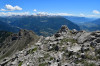paysage hautes-alpes Prachaval-vu-du-sommet-de-la-Mayt - Guillestrois - Eygliers - Prachaval-vu-du-sommet-de-la-Mayt
