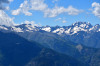 paysage hautes-alpes Les-Ecrins-vus-de-la-Mayt - Argentiere-la-Bessee - Pelvoux - Les-Ecrins-vus-de-la-Mayt