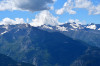 paysage hautes-alpes Les-Ecrins-vus-de-la-Mayt - Argentiere-la-Bessee - Pelvoux - Les-Ecrins-vus-de-la-Mayt