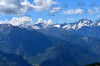 paysage hautes-alpes Les-Ecrins-vus-de-la-Mayt - Argentiere-la-Bessee - Pelvoux - Les-Ecrins-vus-de-la-Mayt
