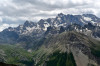 1758 / Ubaye / Aiguille de Chambeyron vue du col Tronchet