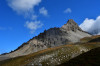 paysage hautes-alpes Rochers-de-Marapa-vus-du-vallon-de-l-Opon - Brianconnais - Nevache - Rochers-de-Marapa-vus-du-vallon-de-l-Opon