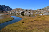 paysage hautes-alpes Lac-Blanchet-inferieur - Queyras - Saint-Veran - Lac-Blanchet-inferieur