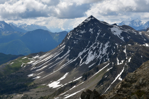 La Pointe de l'Eyssina vue du col de Jaffueil