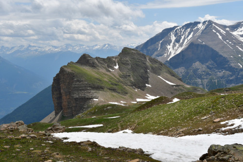 La Tête des Maitz vue du haut du vallon du Distroit