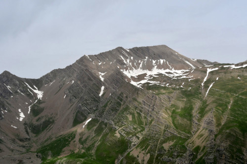 Le Pointe de Serre vue du col de Templa-Latz