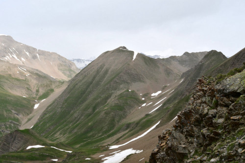 Le Pic de Pied Brun vu du col de Templa-Latz