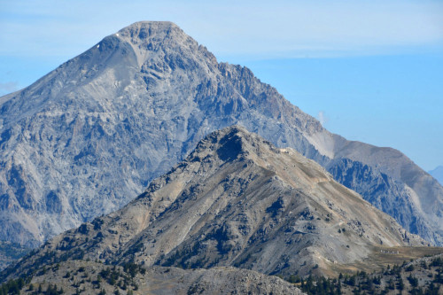 Sommet de Château Jouan vu du Fort de la Grande Maye