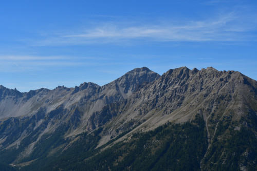 Le Pic de Peyre Eyraute vu du fort de la Grande Maye