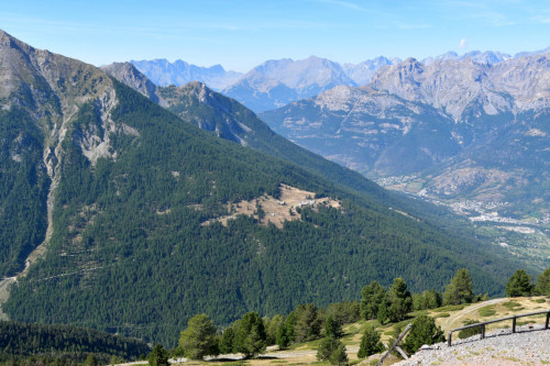 Le Mélézin vu de l'ancien fort de la Grande Maye