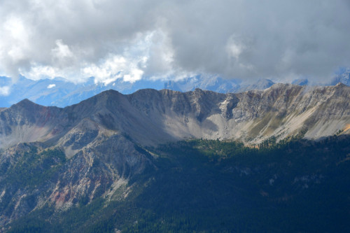 La Grande Peyrolle vue de la Pointe de Pécé