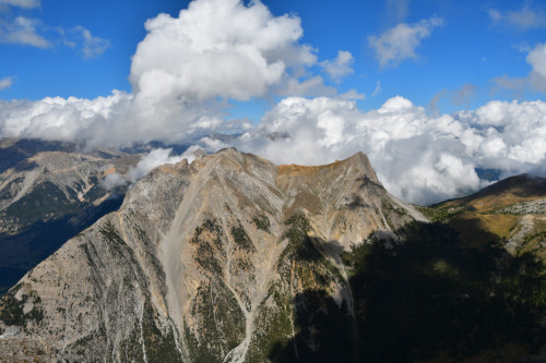 Le Sommet du Guion vu de la Pointe de Pécé