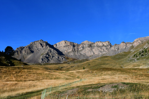 Le Pic de Beaudois vu des chalets de l'Izoard