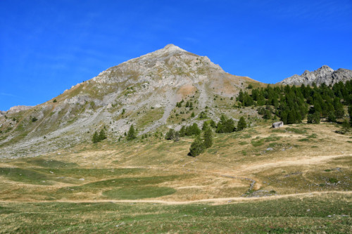 Grand Peygu vu des chalets de l'Izoard