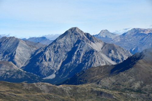 Mont Chaberton vu du Grand Peygu
