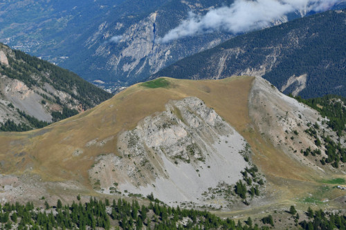 La crête de la Lause vue du Grand Peygu
