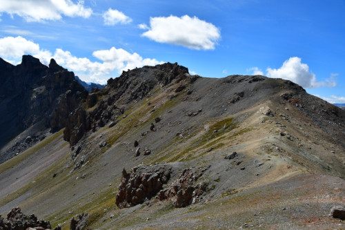 La Crête de Buguet vue du col de la Roya