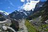 paysage hautes-alpes Moraine-laterale-du-glacier-Noir-ravin-de-l-Encoula - Argentiere-la-Bessee - Pelvoux - Moraine-laterale-du-glacier-Noir-ravin-de-l-Encoula