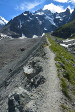 paysage hautes-alpes Moraine-laterale-du-glacier-Noir-ravin-de-l-Encoula - Argentiere-la-Bessee - Pelvoux - Moraine-laterale-du-glacier-Noir-ravin-de-l-Encoula