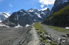 paysage hautes-alpes Moraine-laterale-du-glacier-Noir-ravin-de-l-Encoula - Argentiere-la-Bessee - Pelvoux - Moraine-laterale-du-glacier-Noir-ravin-de-l-Encoula