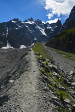 paysage hautes-alpes Moraine-laterale-du-glacier-Noir-ravin-de-l-Encoula - Argentiere-la-Bessee - Pelvoux - Moraine-laterale-du-glacier-Noir-ravin-de-l-Encoula