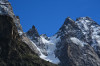 paysage hautes-alpes Aiguille-du-Pelvoux-vue-du-Glacier-Noir - Argentiere-la-Bessee - Pelvoux - Aiguille-du-Pelvoux-vue-du-Glacier-Noir
