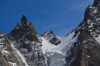 paysage hautes-alpes Aiguille-du-Pelvoux-vue-du-Glacier-Noir - Argentiere-la-Bessee - Pelvoux - Aiguille-du-Pelvoux-vue-du-Glacier-Noir
