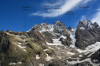 paysage hautes-alpes Aiguille-du-Pelvoux-vue-du-Glacier-Noir - Argentiere-la-Bessee - Pelvoux - Aiguille-du-Pelvoux-vue-du-Glacier-Noir