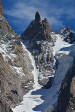paysage hautes-alpes Aiguille-du-Pelvoux-vue-du-Glacier-Noir - Argentiere-la-Bessee - Pelvoux - Aiguille-du-Pelvoux-vue-du-Glacier-Noir