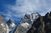 paysage hautes-alpes Aiguille-du-Pelvoux-vue-du-Glacier-Noir - Argentiere-la-Bessee - Pelvoux - Aiguille-du-Pelvoux-vue-du-Glacier-Noir