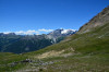 paysage hautes-alpes Massif-des-ecrins-vu-du-col-de-Buffere - Argentiere-la-Bessee - Saint-Martin-de-Queyrieres - Massif-des-ecrins-vu-du-col-de-Buffere
