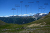 paysage hautes-alpes Massif-des-ecrins-vu-du-col-de-Buffere - Argentiere-la-Bessee - Saint-Martin-de-Queyrieres - Massif-des-ecrins-vu-du-col-de-Buffere