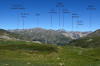 paysage hautes-alpes Rocher-de-la-Grande-Tempete-vu-du-col-de-Buffere - Brianconnais - Nevache - Rocher-de-la-Grande-Tempete-vu-du-col-de-Buffere